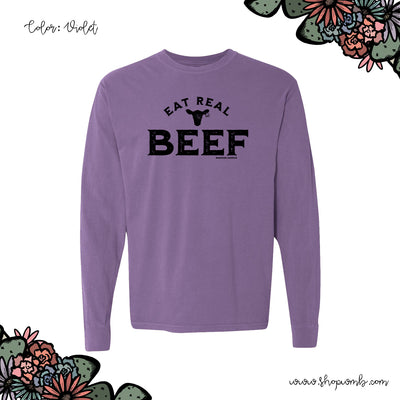 Eat Real Beef LONG SLEEVE T-Shirt (S-3XL) - Multiple Colors!