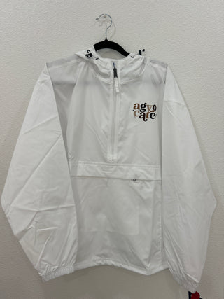 Neutral Agvocate - White Windbreaker