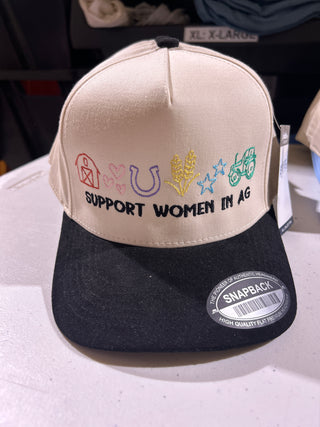 Black Support Women in Ag Icon Hat