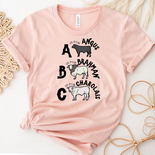 ABC Cattle Breeds – Bella Canvas T-Shirt