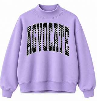 AGVOCATE Polka Dot Black- Multiple Colors - MOCK NECK