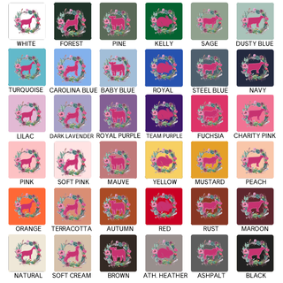 CACTUS WREATH Animals - Choose Your Animal - Bella Canvas T-Shirt