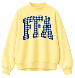 FFA Checkered - Multiple Colors - MOCK NECK
