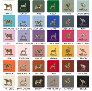 AAO CAMO ANIMAL - CHOOSE YOUR ANIMAL - Bella Canvas T-Shirt