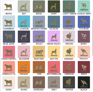 AAO CAMO ANIMAL - CHOOSE YOUR ANIMAL  – Comfort Colors T-Shirt