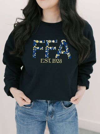 PREORDER — Embroidered FFA Crewnecks  - 3 Styles (S-3XL)