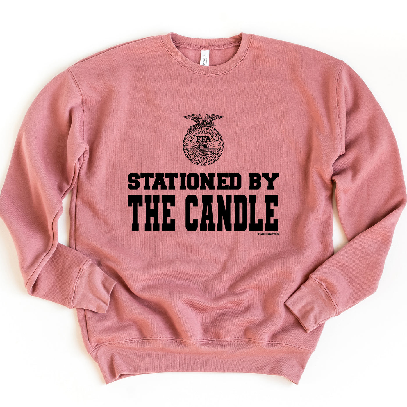 Stationed By The Candle Crewneck (S-3XL) - Multiple Colors!