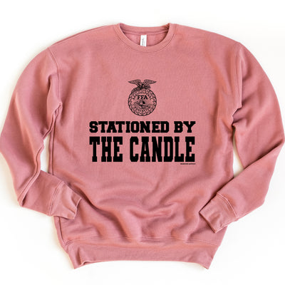 Stationed By The Candle Crewneck (S-3XL) - Multiple Colors!