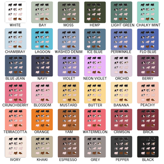 Pig Breeds – Comfort Colors T-Shirt