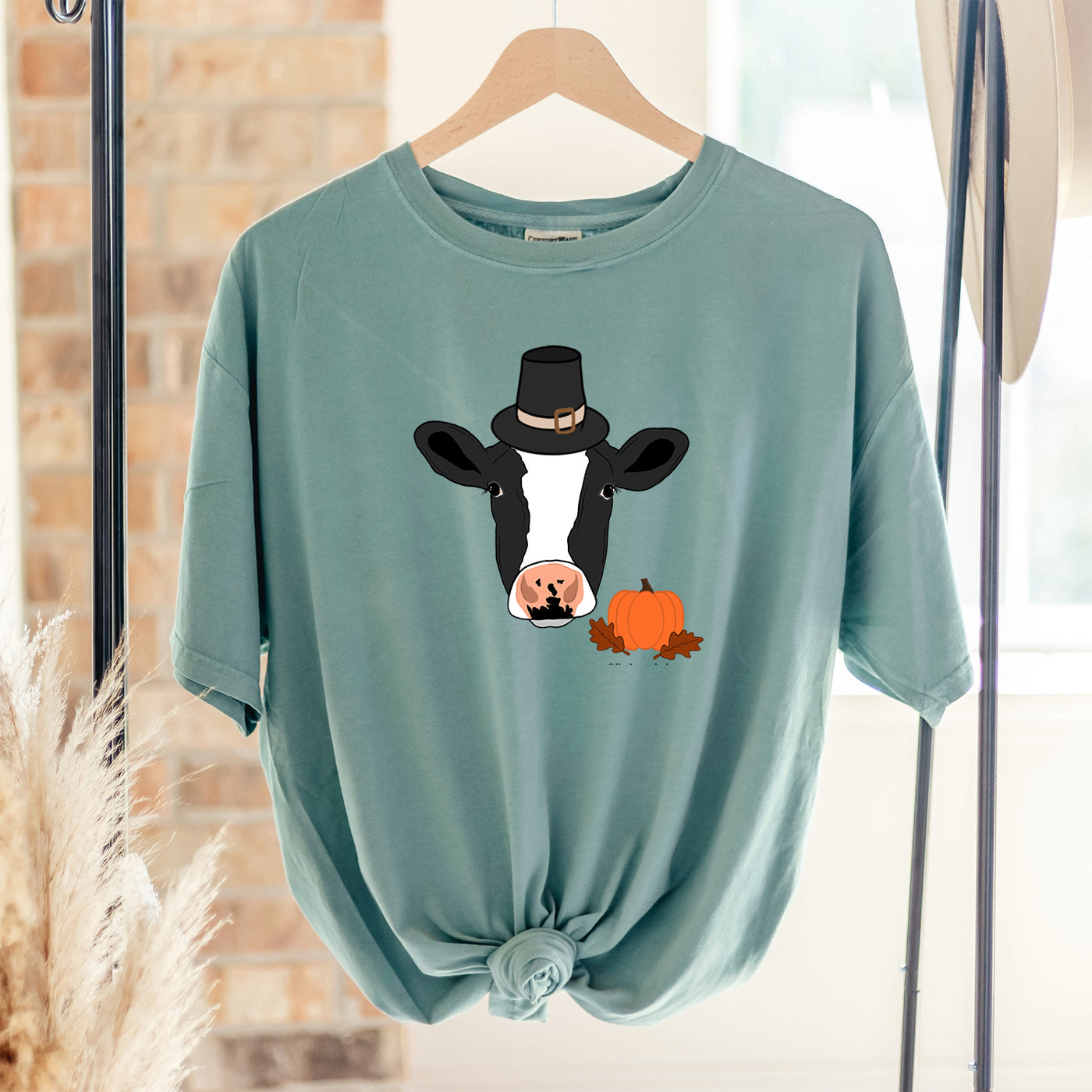 FALL DAIRY Cow ComfortWash/ComfortColor T-Shirt (S-4XL) - Multiple Colors!