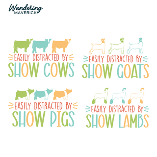 EASILY DISTRACTED BY - CHOOSE YOUR ANIMAL – Infant/Toddler/Youth