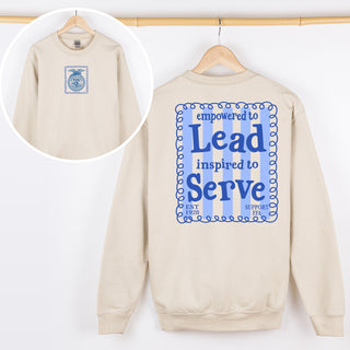 Empowered to serve – Front & Back - Crewneck