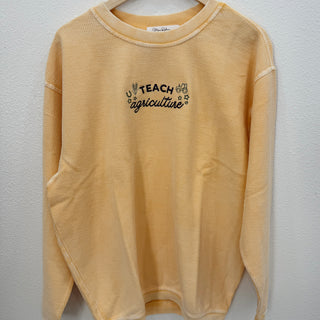 Teach Agriculture Symbol - Yellow Corded