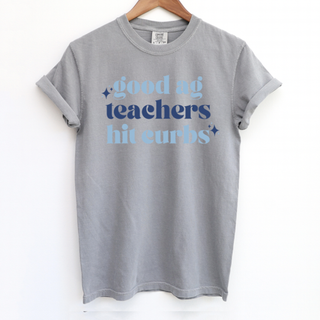 Good Ag Teachers Hit Curbs - Blue – Comfort Colors T-Shirt