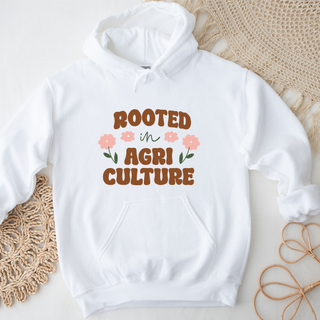 Groovy Rooted In Agriculture Flower  – Hoodie