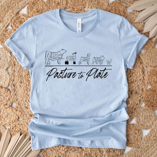 $20 TSHIRT TUESDAY - Pasture to Plate -  Bella Canvas T-Shirt