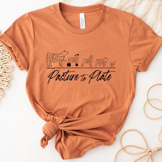 $20 TSHIRT TUESDAY - Pasture to Plate -  Bella Canvas T-Shirt