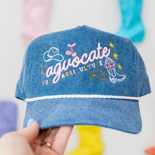 Denim Agvocate For Agriculture Hat