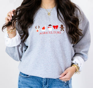 PREORDER — Embroidered Christmas Crewnecks  - 3 Styles (S-3XL)