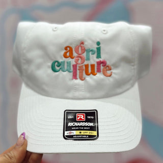Colorful Agriculture Hat (WHITE) - Richardson 220
