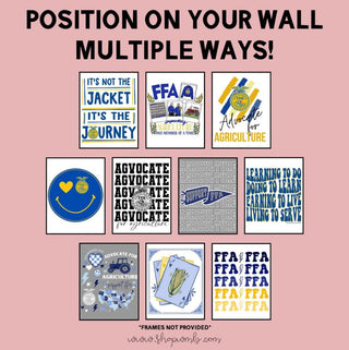 8.5x11 Poster Bundle - 10 Prints
