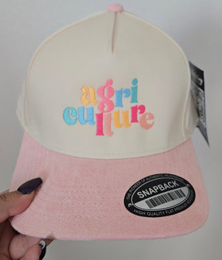 Pink Colorful Agriculture Hat
