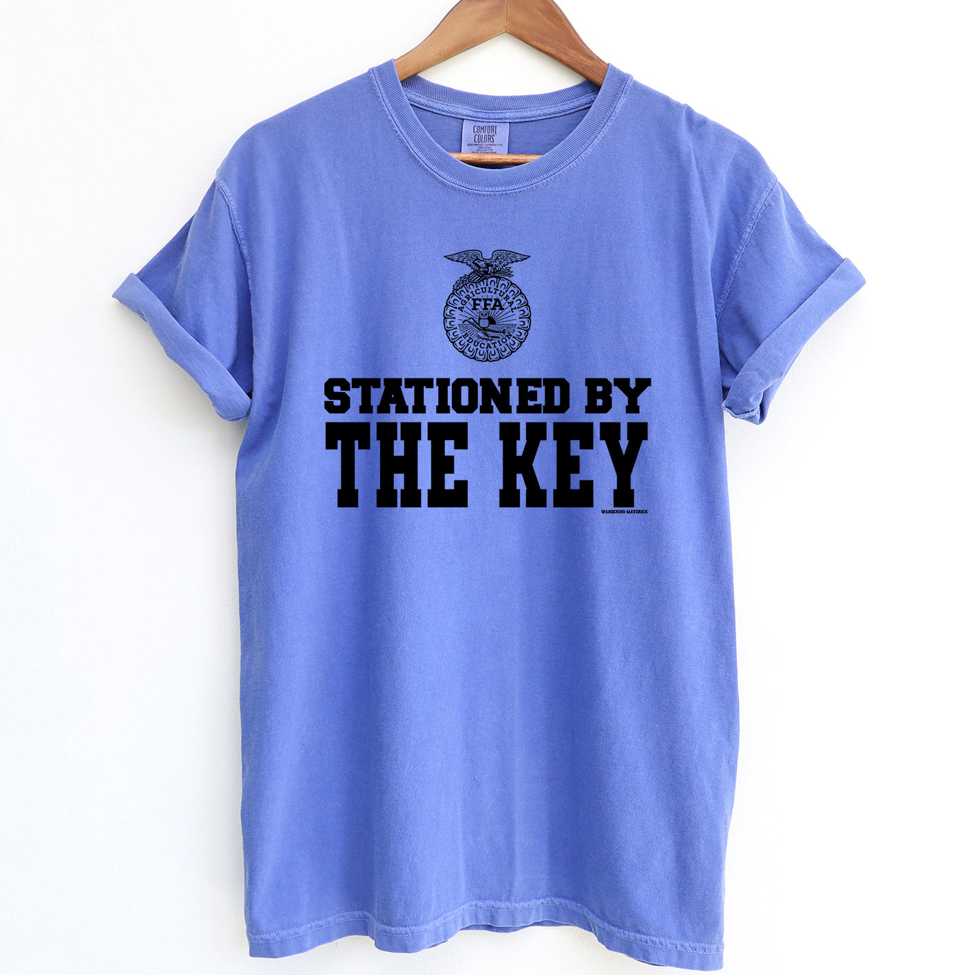 Stationed By The Key FFA ComfortWash/ComfortColor T-Shirt (S-4XL) - Multiple Colors!