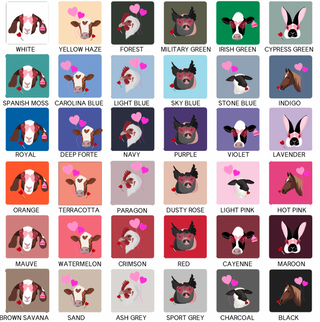 LOVE STRUCK ANIMALS - CHOOSE YOUR ANIMAL – Crewneck