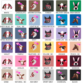 LOVE STRUCK ANIMALS - CHOOSE YOUR ANIMAL – Hoodie