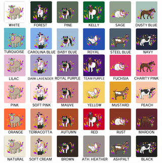 MARDI GRA ANIMALS - CHOOSE YOUR ANIMAL - Bella Canvas T-Shirt