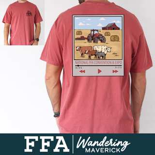National FFA Playlist - Front & Back Comfort Colors T-Shirt