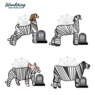 Mummy Animals-CHOOSE YOUR ANIMAL– Comfort Colors T-Shirt