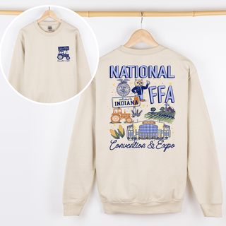 National FFA Boho – Front & Back - Crewneck