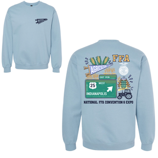 National FFA Road Sign – Front & Back - Crewneck