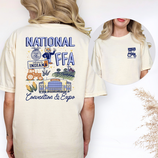 National FFA Boho - Front & Back Comfort Colors T-Shirt