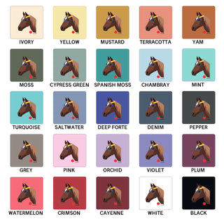 Nerdy Horse ComfortWash/ComfortColor T-Shirt (S-4XL) - Multiple Colors!