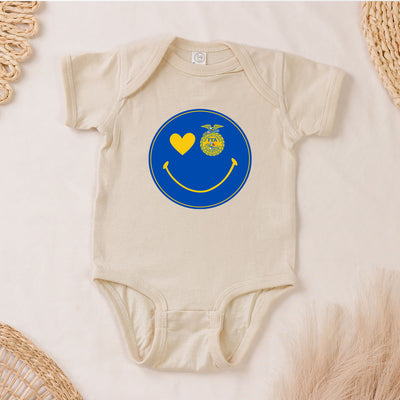 FFA Smiley One Piece/T-Shirt (Newborn - Youth XL) - Multiple Colors!