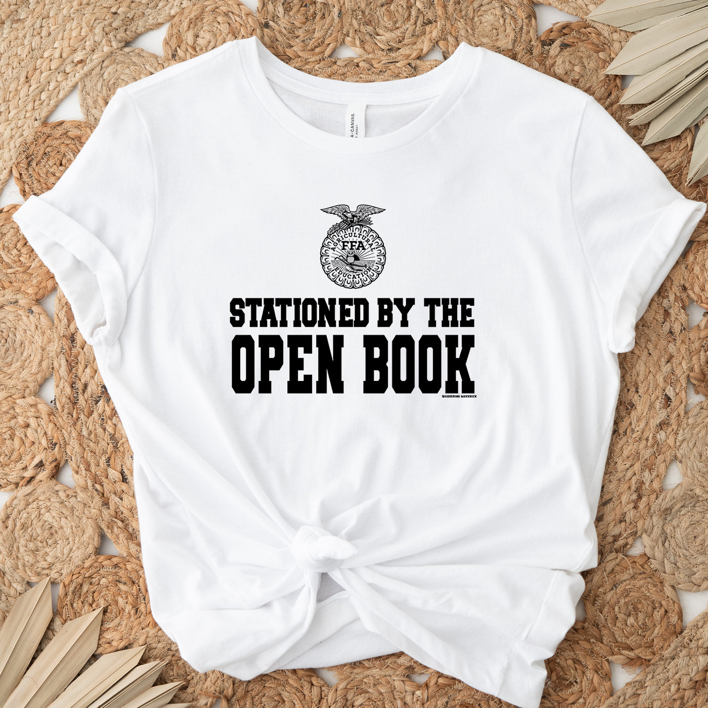 Stationed by the open book ffa T-Shirt (XS-4XL) - Multiple Colors!