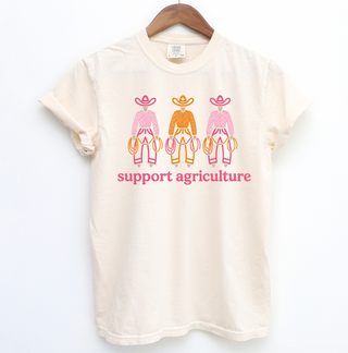 Pink Cowboys - Support Agriculture – Comfort Colors T-Shirt