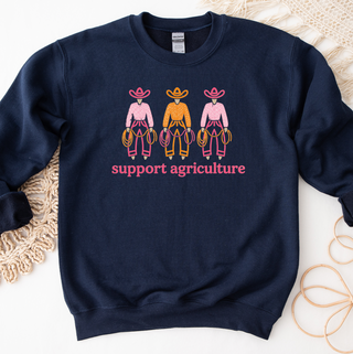 Pink Cowboys - Support Agriculture – Crewneck