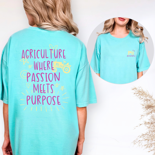 Passion Meets Purpose Front & Back - T-Shirt Summer Warehouse Sale