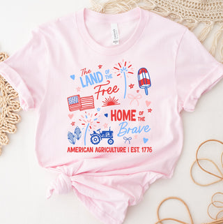 american ag pink Tee - Spring Warehouse Sale - Code: SPRING