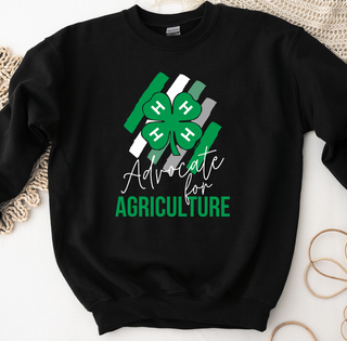 4-H Advocate For Ag - Black - Pink Friday Crewneck
