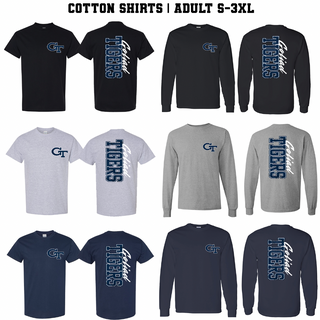Goliad Tigers Pocket/Back Cotton Tee - Adult - Short or Long Sleeve