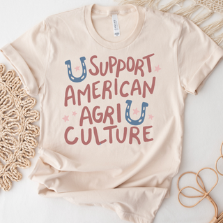 Horseshoe Support American Ag - T-Shirt Summer Warehouse Sale
