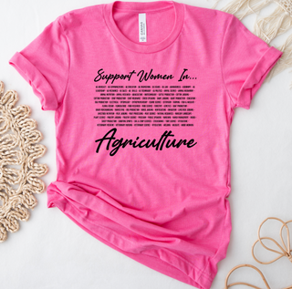 Support Women in Ag List - Pink Friday Sale - T-SHIRT