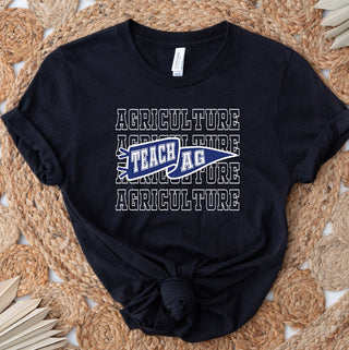 teach ag pennant black Tee - Spring Warehouse Sale - Code: SPRING