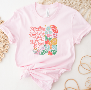 Ag Teacher Bloom Boot - Pink Friday Sale - T-SHIRT