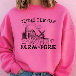 Close the Gap from Farm to Fork New– Crewneck