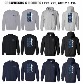 Goliad Tigers Pocket/Back Hoodie & Crewneck - Youth & Adult
